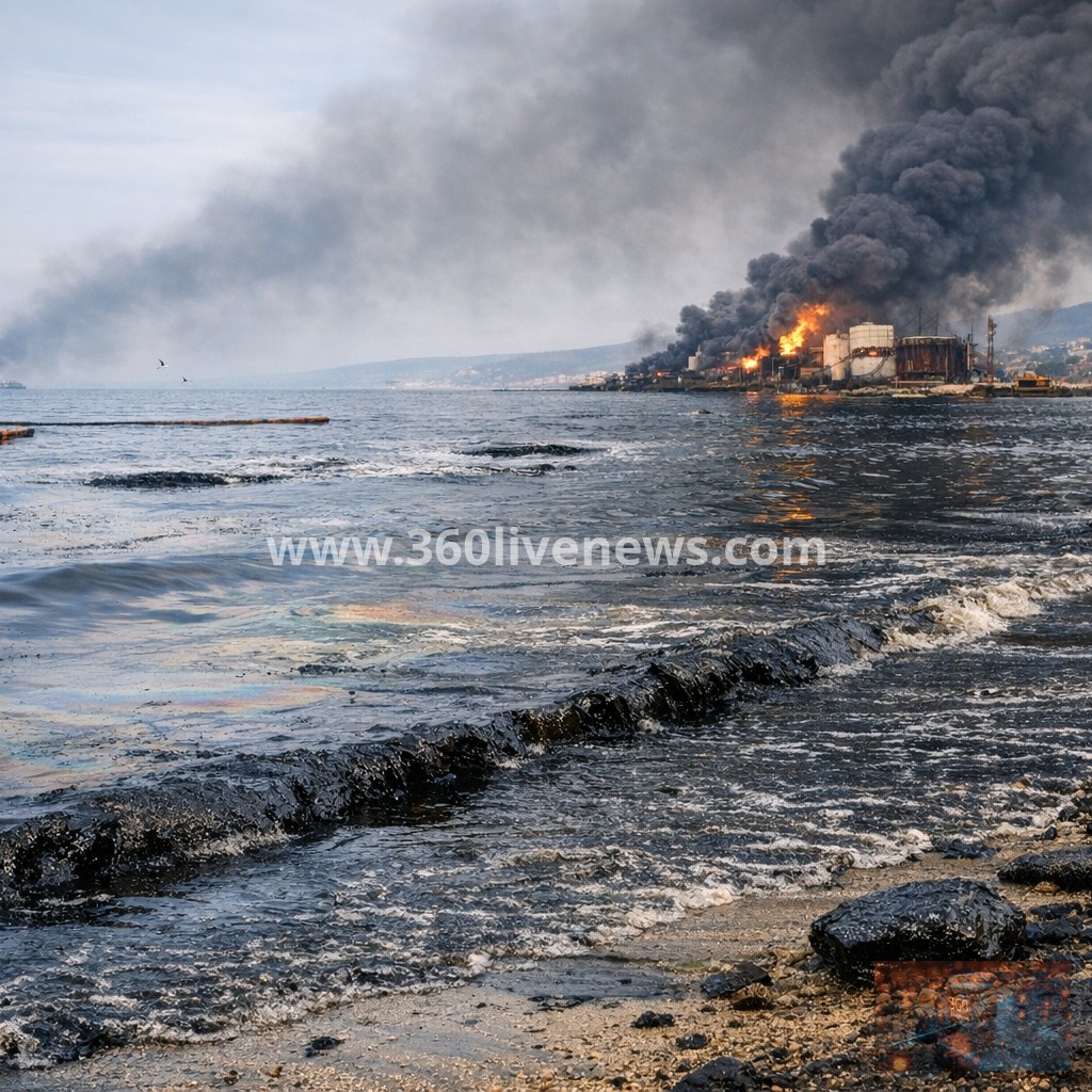 Pollution spreads along Russia's Black Sea coast after strikes on oil infrastructure