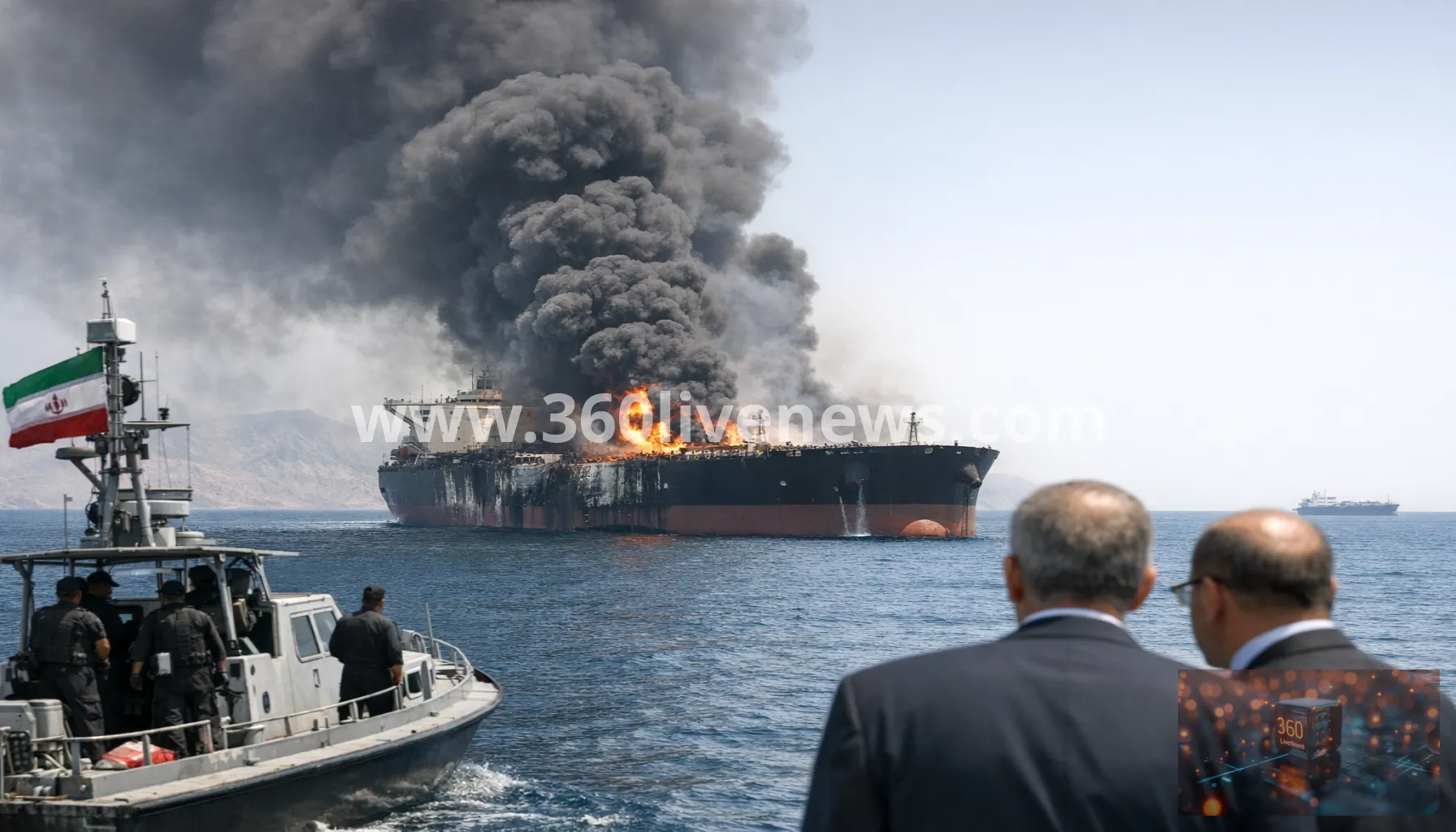Iran says peace talks with the United States have stalled as tanker is hit near Hormuz