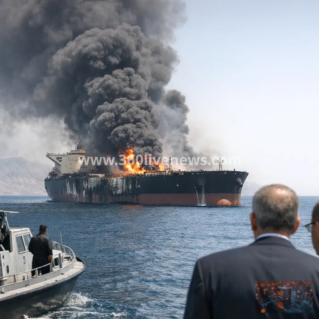 Iran says peace talks with the United States have stalled as tanker is hit near Hormuz