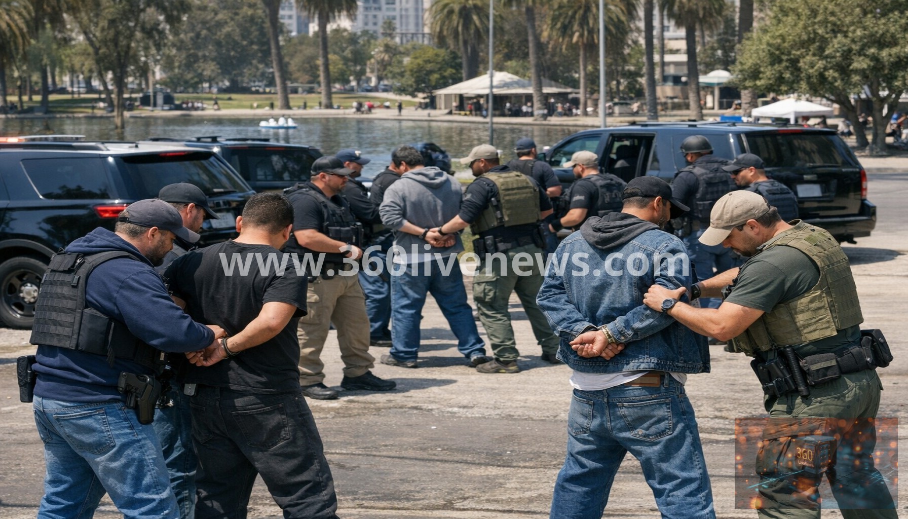 US authorities arrest 18 in MacArthur Park drug crackdown