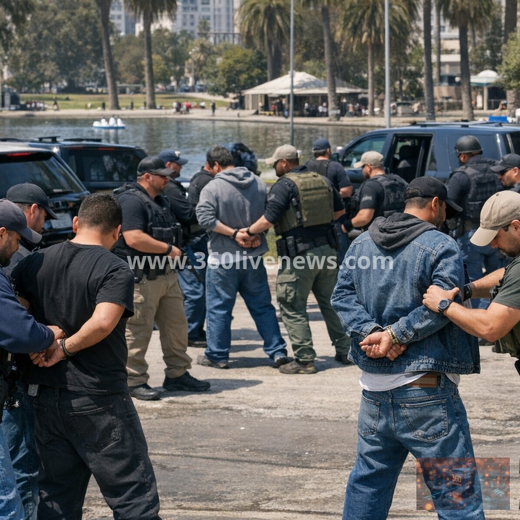 US authorities arrest 18 in MacArthur Park drug crackdown
