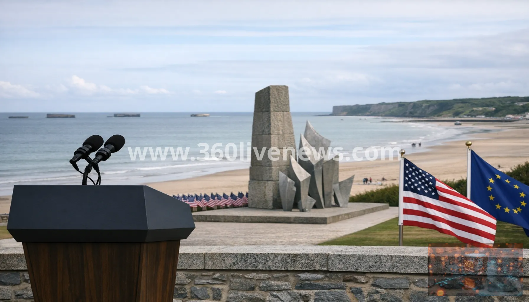 Hegseth criticises European migration policy in Normandy D-Day speech