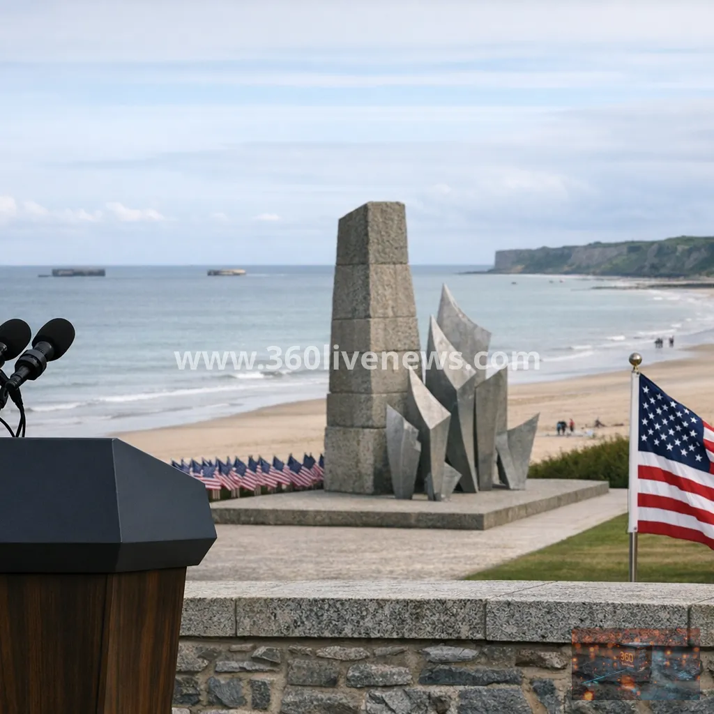 Hegseth criticises European migration policy in Normandy D-Day speech