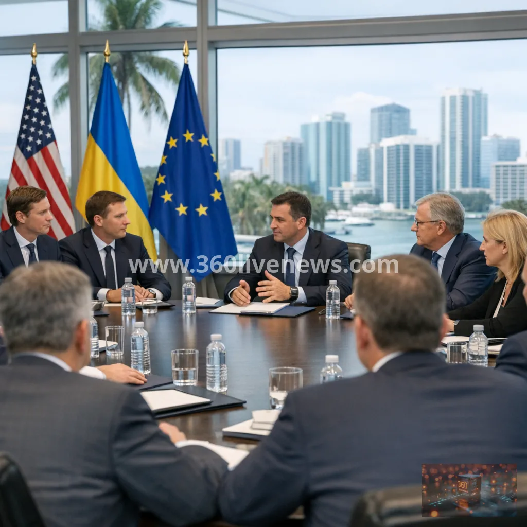 US, Ukrainian and European officials to meet in Miami on new Ukraine peace ideas