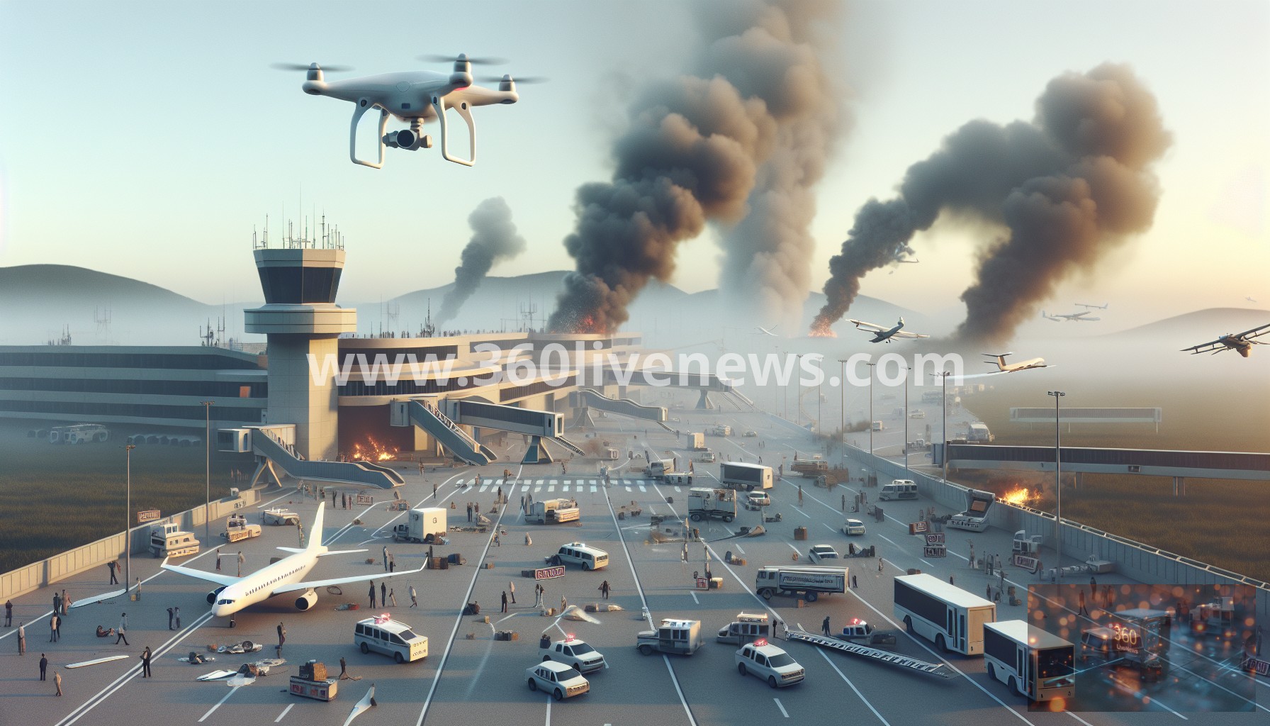 Dubai International Airport Experiences Travel Disruptions After Drone Attack Ignites Fire Nearby