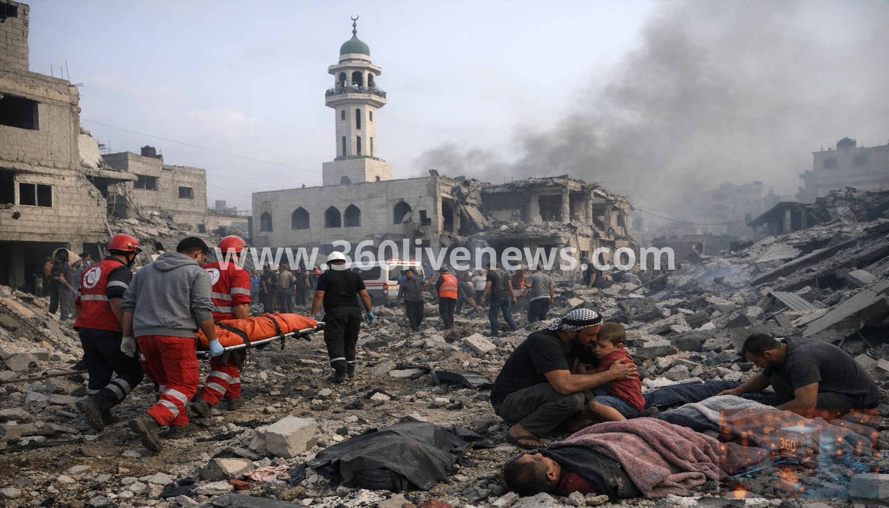 Israeli air strike kills five Palestinians in northern Gaza