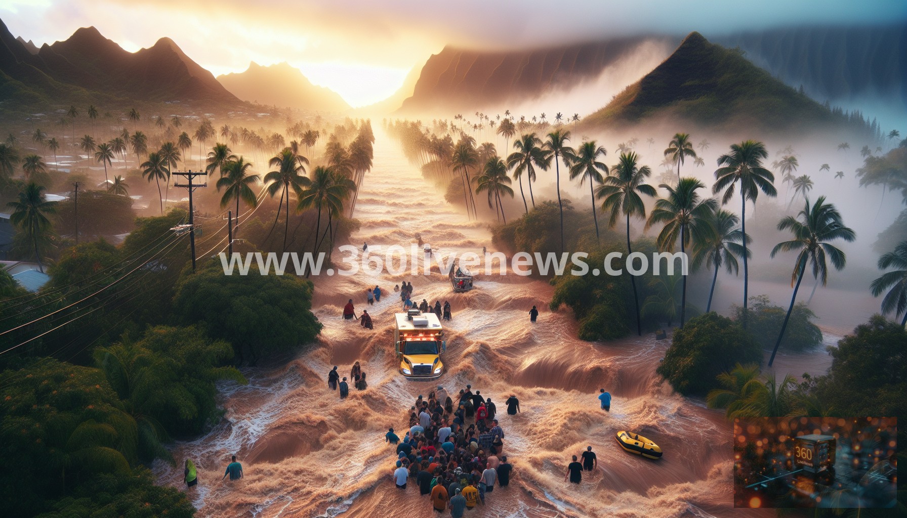 Severe flash floods on Oahu prompt urgent evacuations as officials warn of potential dam failure