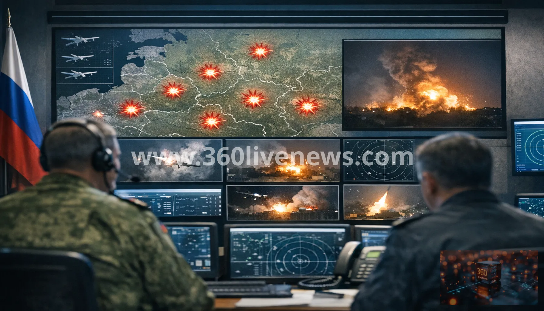 Russia says it intercepted 660 Ukrainian drones overnight as damage reported in Tula region