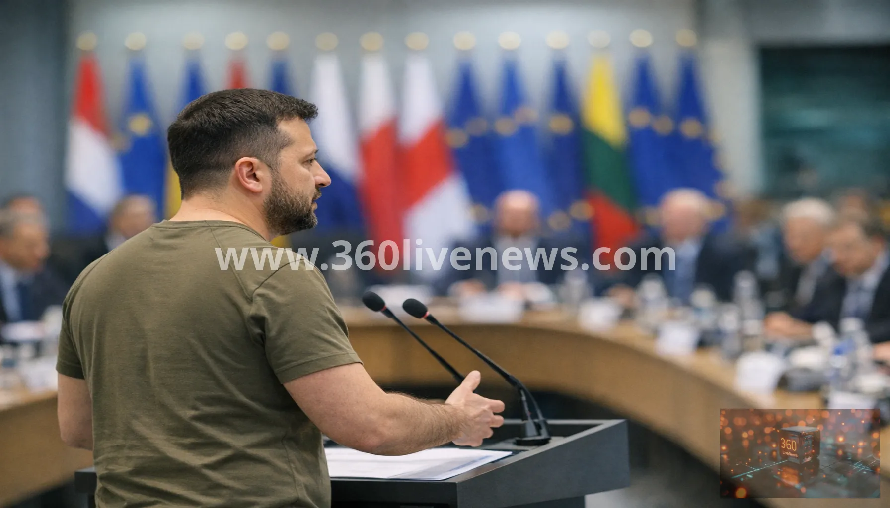 Zelensky urges fast-track EU membership for Ukraine at summit