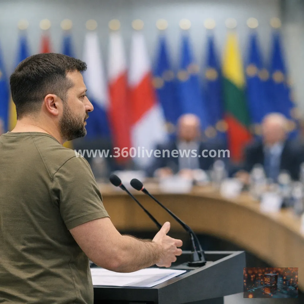 Zelensky urges fast-track EU membership for Ukraine at summit