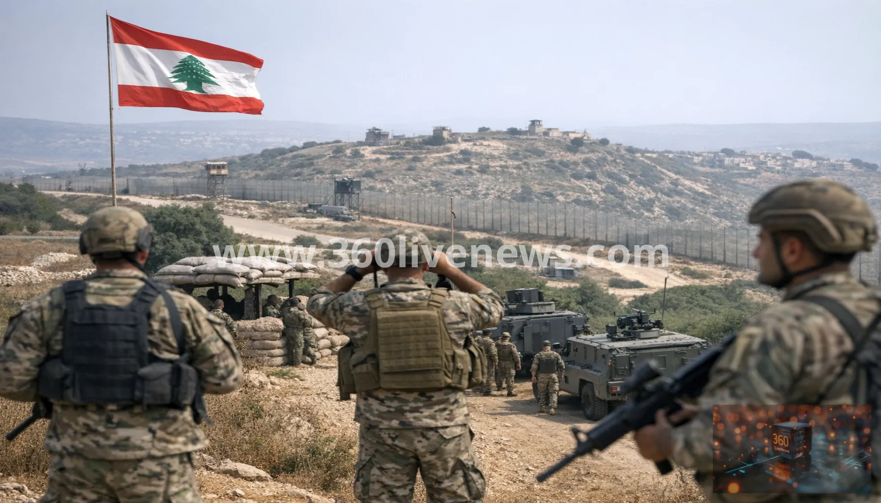 Lebanese army enters southern pilot zone as families wait to return