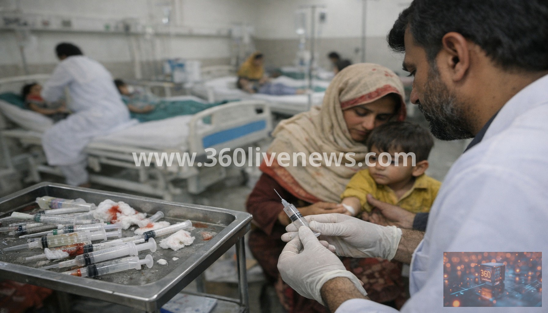 Child HIV outbreak linked to syringe reuse at Pakistani hospital