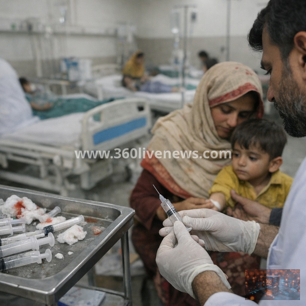 Child HIV outbreak linked to syringe reuse at Pakistani hospital
