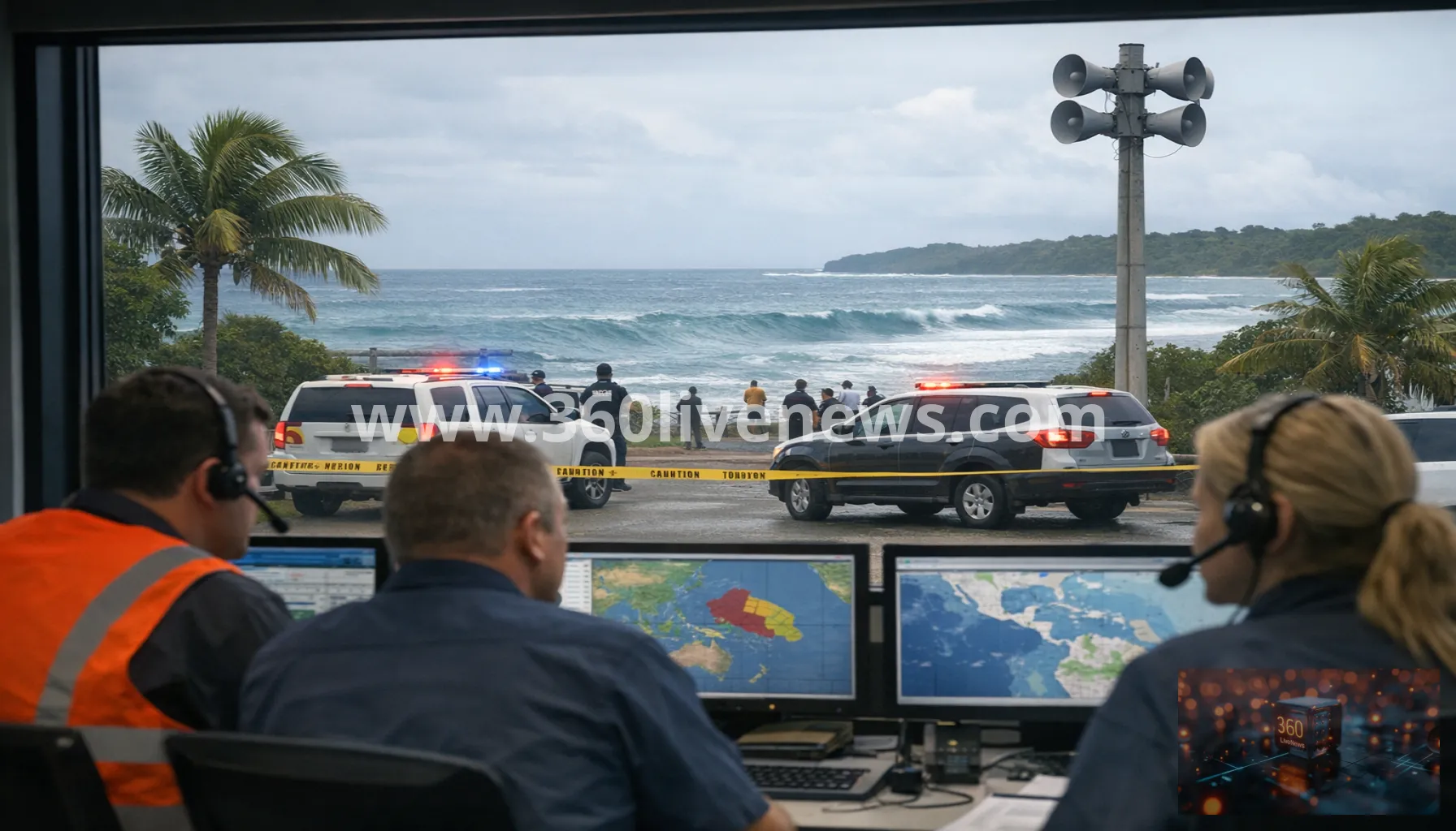 Two strong earthquakes off Vanuatu trigger tsunami warning