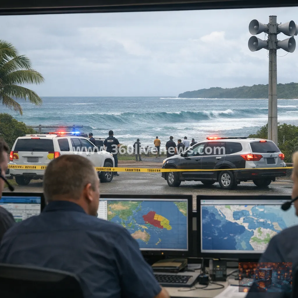 Two strong earthquakes off Vanuatu trigger tsunami warning