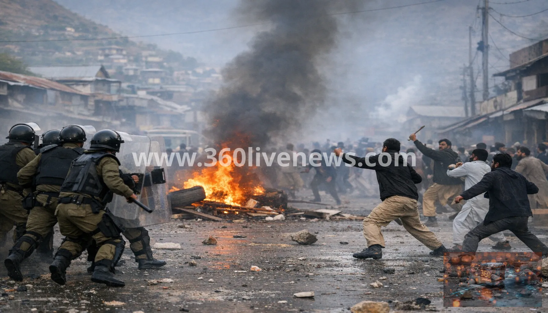 Deadly unrest erupts around Pakistan-administered Kashmir vote