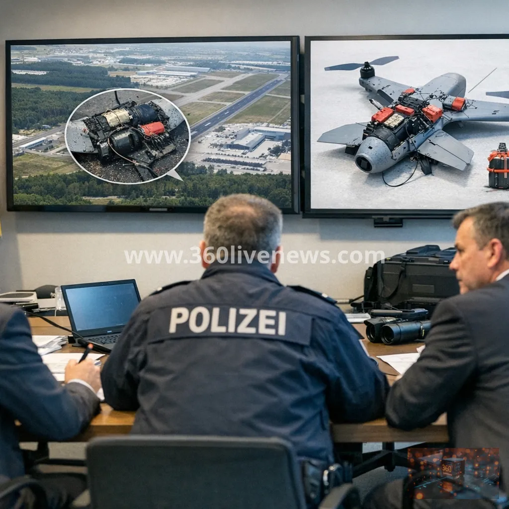 Germany probes explosives-laden drone at Leipzig/Halle Airport amid hybrid attack concerns