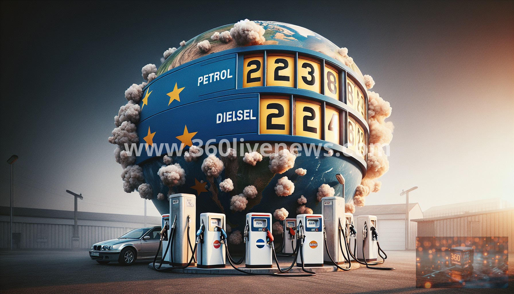 Petrol and diesel prices in Europe expected to exceed €2 per litre amid rising global oil prices and Middle East conflict