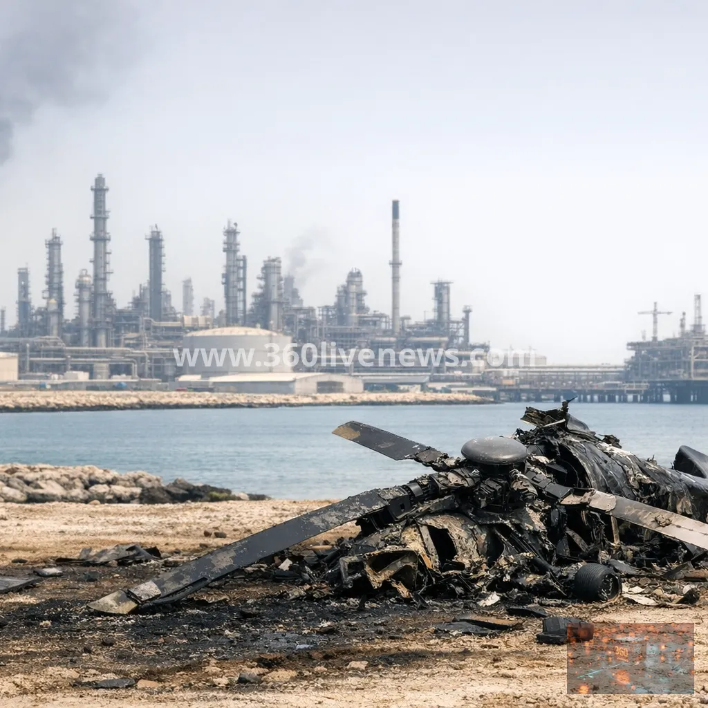 Saudi Aramco helicopter crash in Ras Tanura kills all 14 on board