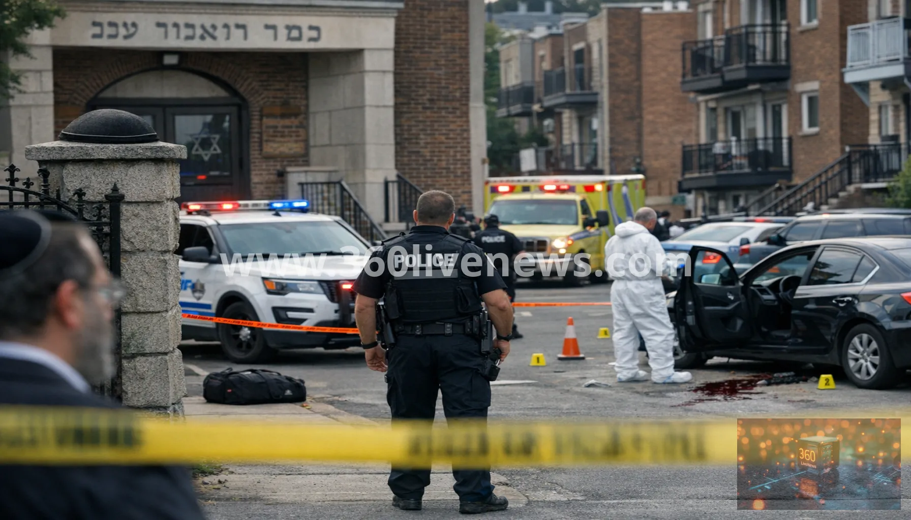 Three dead in shooting in Montreal Jewish neighbourhood, including police officer and suspect