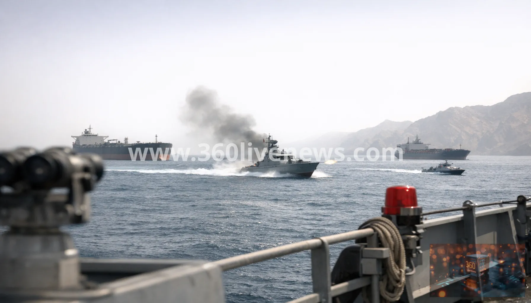 Confusion over reported renewed closure in the Strait of Hormuz amid warning shots and ship warnings