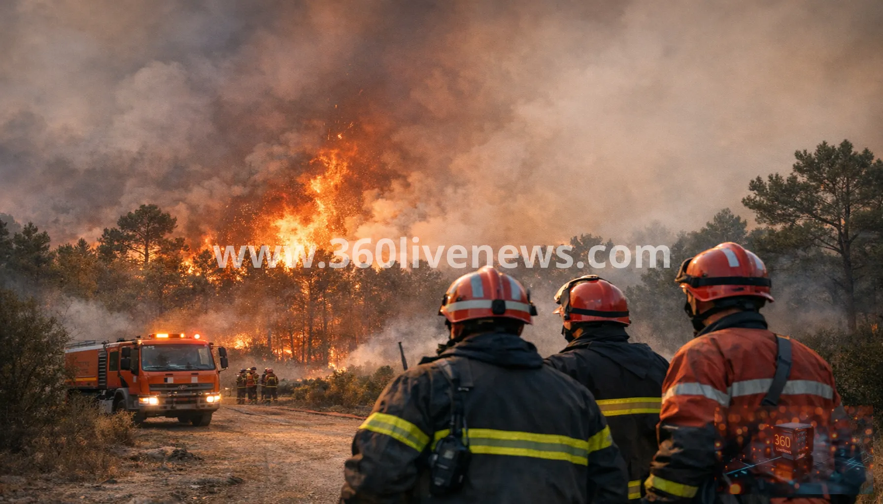 Fontainebleau forest wildfire south of Paris spreads to more than 1,300 hectares amid heatwave