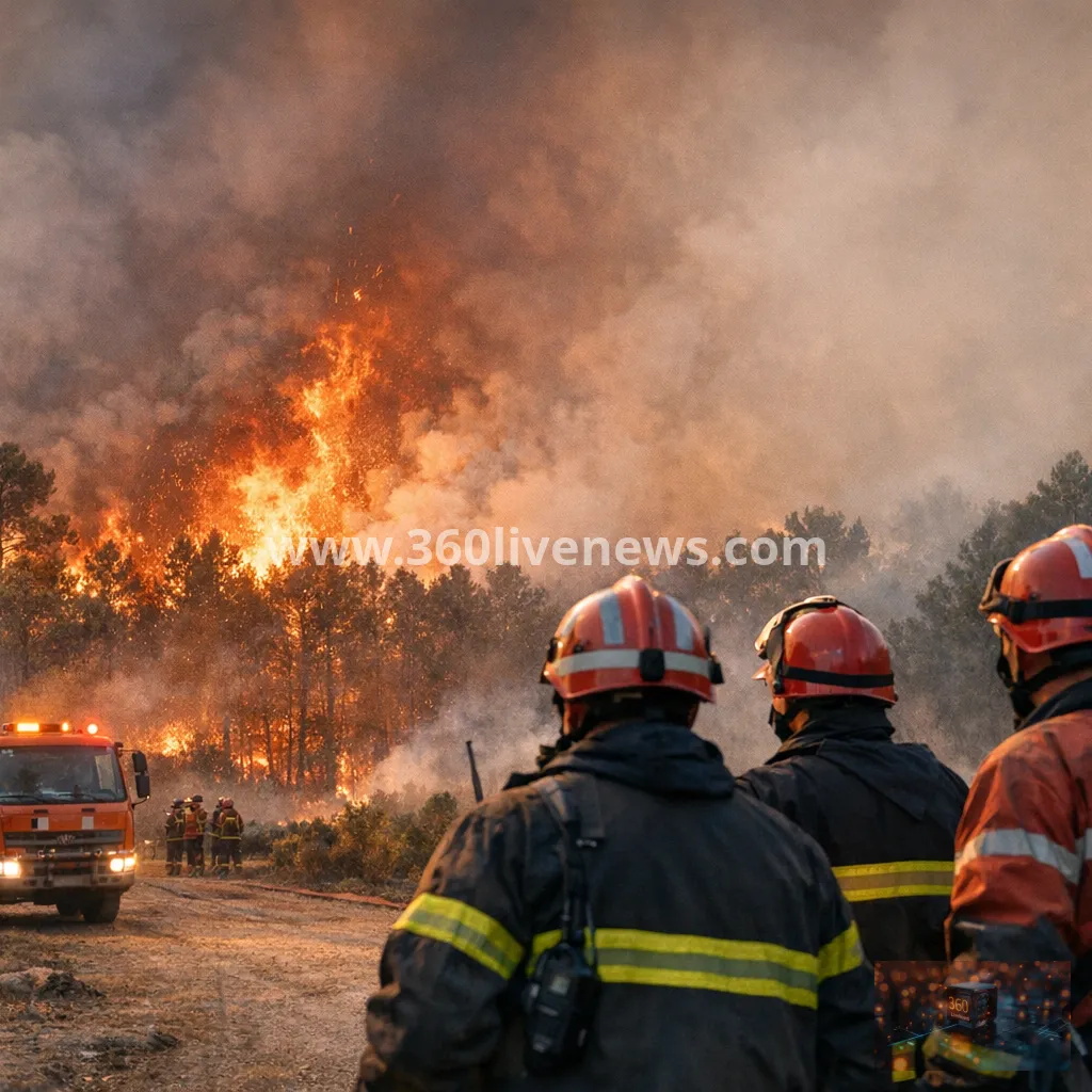 Fontainebleau forest wildfire south of Paris spreads to more than 1,300 hectares amid heatwave