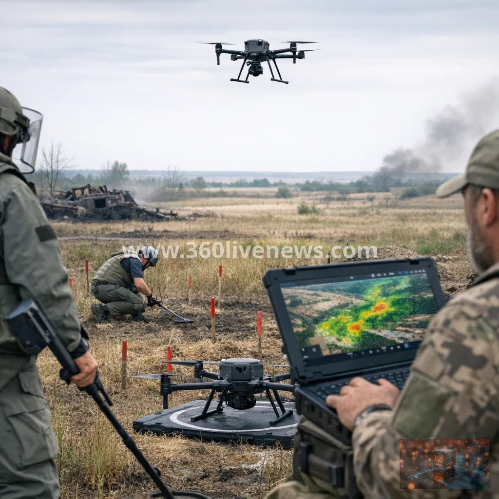 Ukraine landmine contamination expands as deminers turn to drones and AI