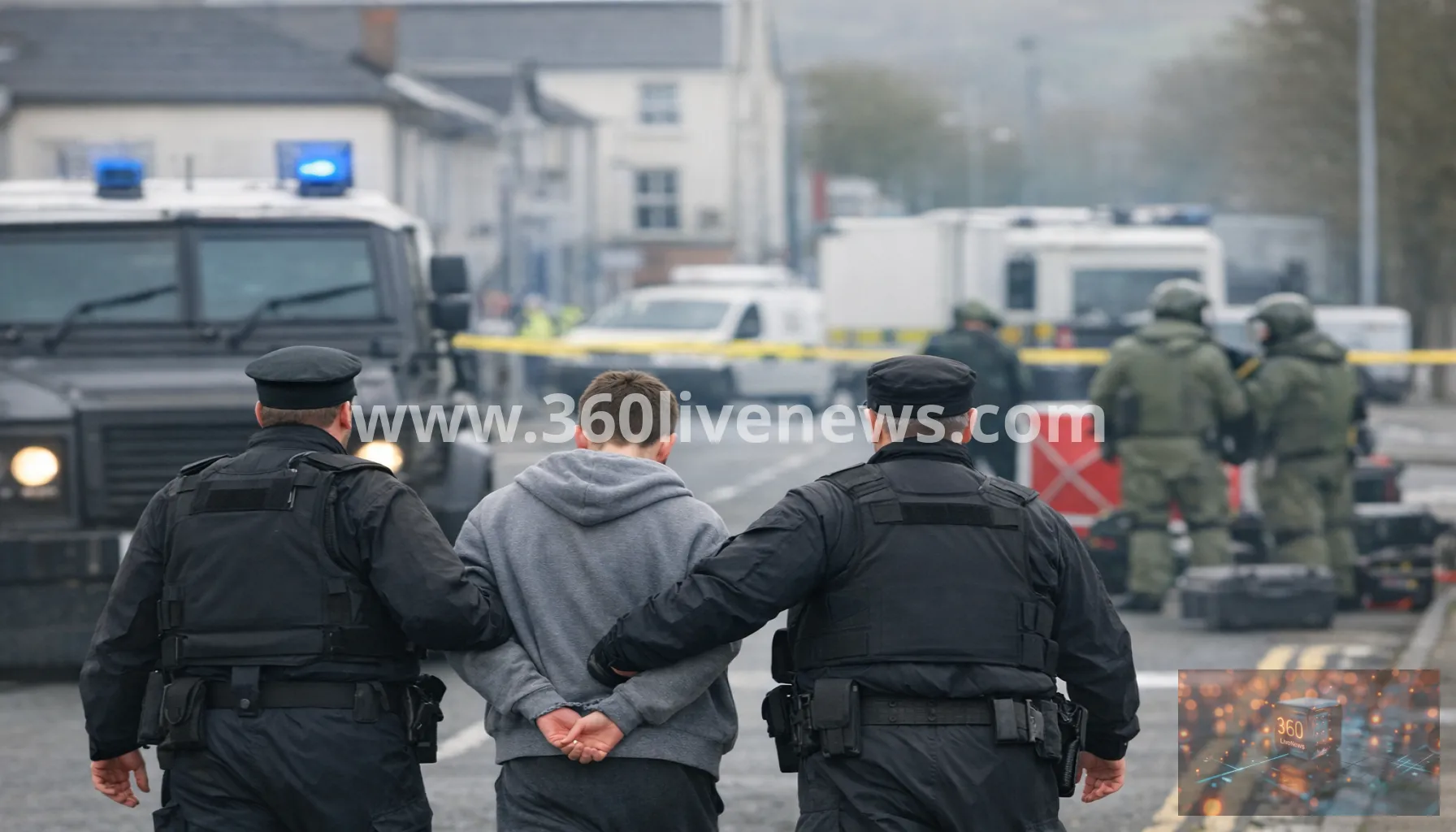 Teenager arrested after four viable explosive devices found in Omagh security alert