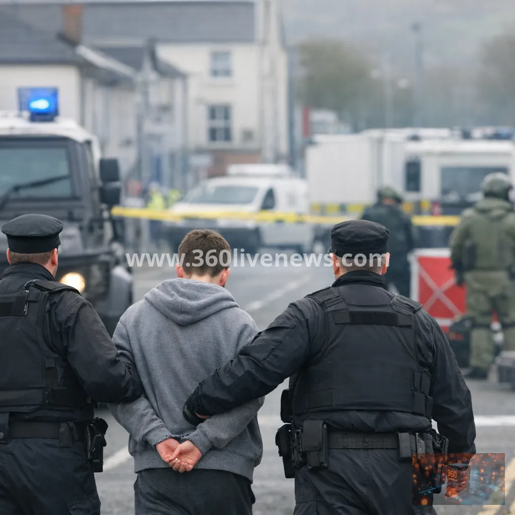Teenager arrested after four viable explosive devices found in Omagh security alert