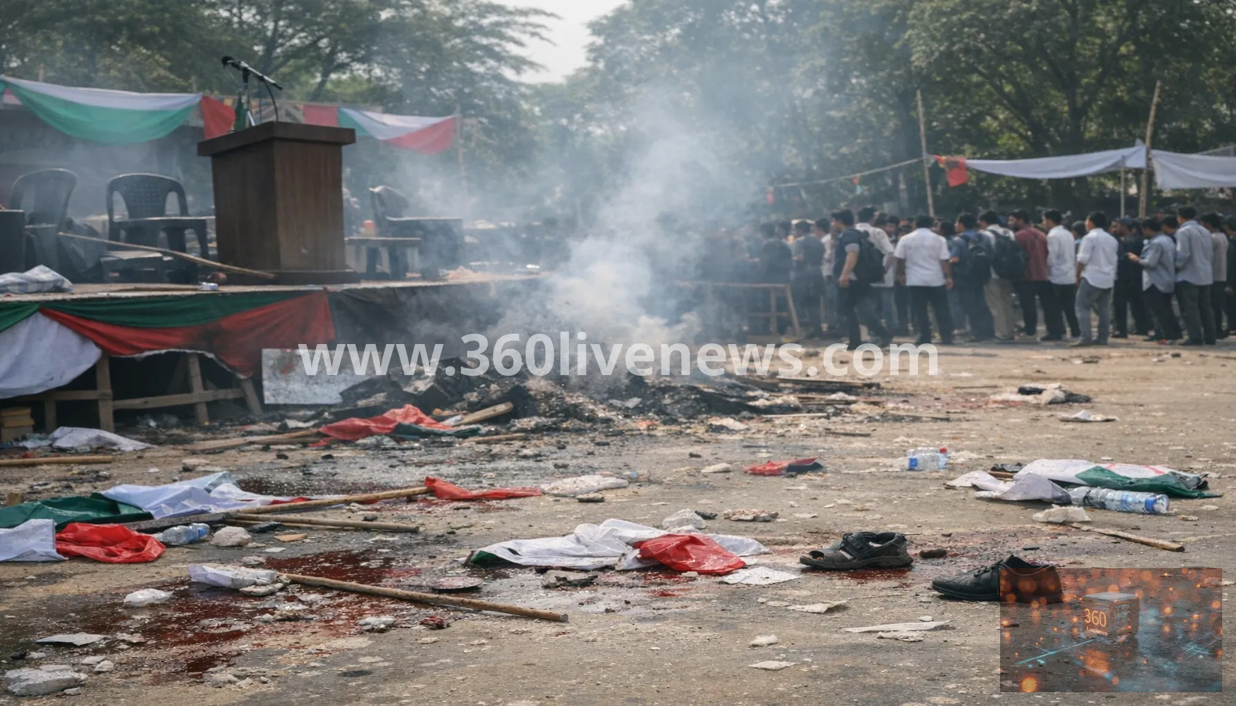 Three injured in bomb blast at student rally in Savar near Dhaka