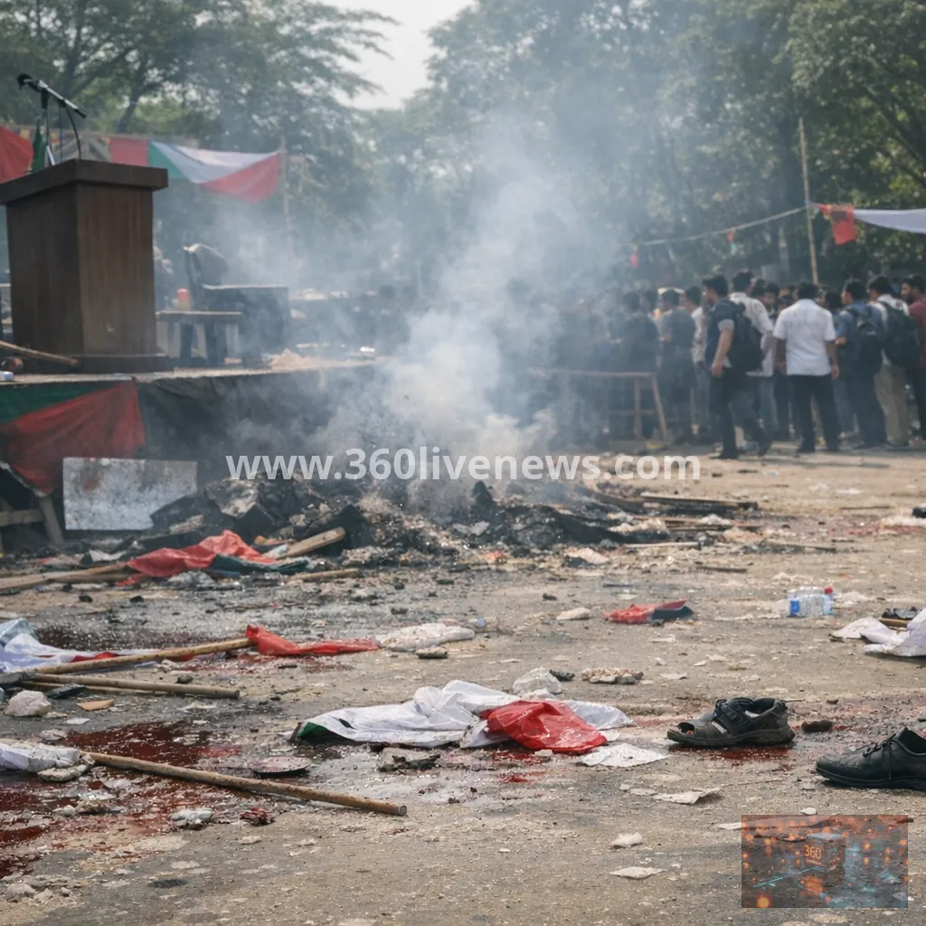 Three injured in bomb blast at student rally in Savar near Dhaka