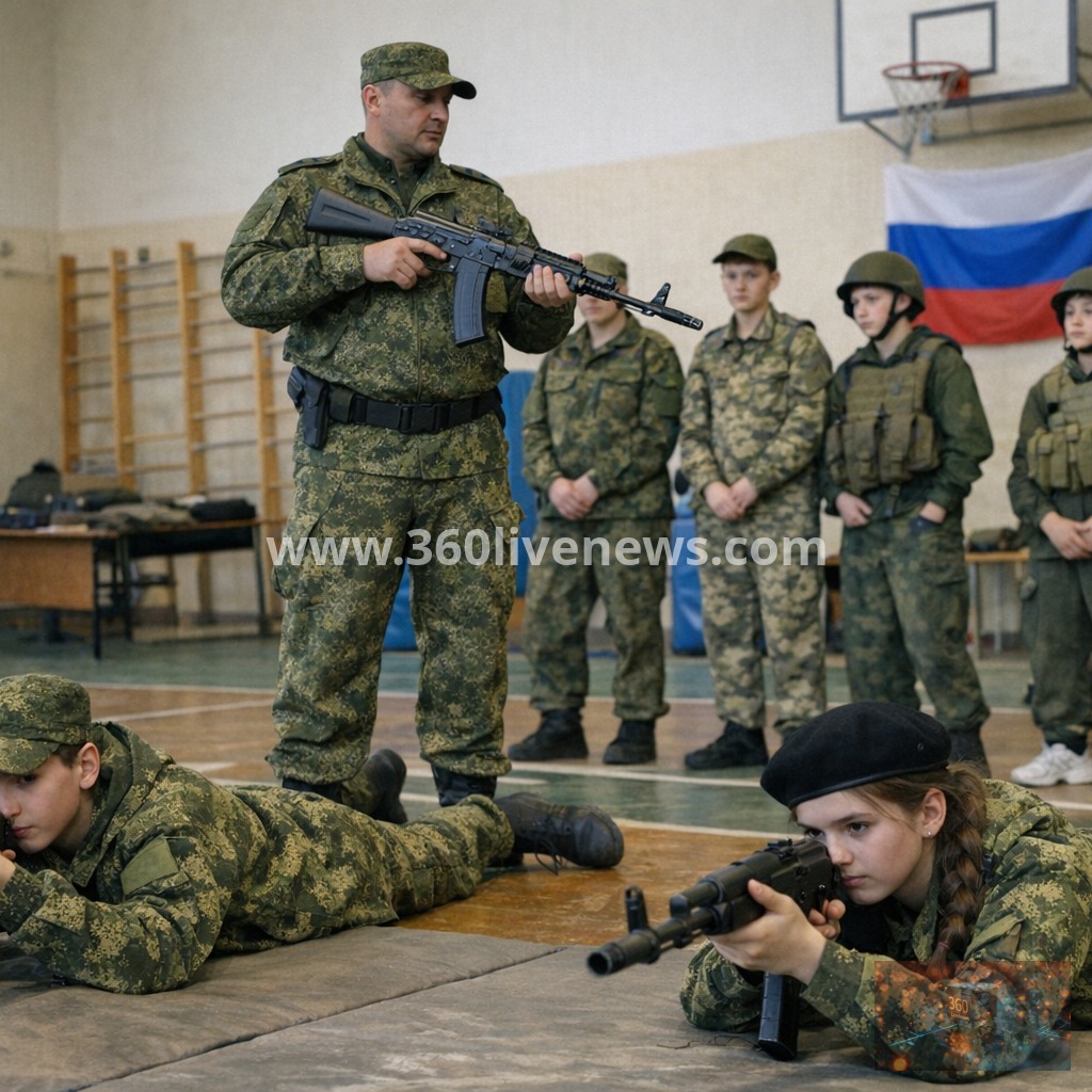 Russia expands military training for schoolchildren aged 11 to 17