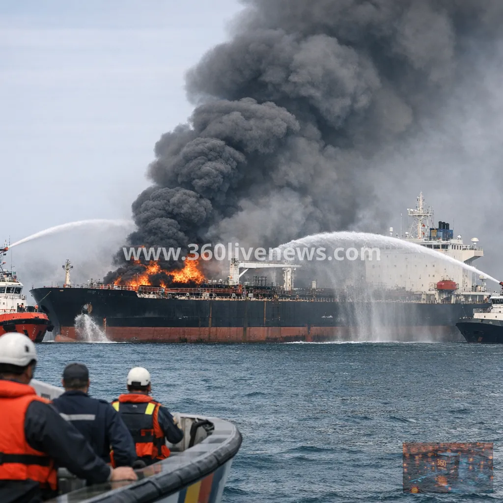 Seven sailors missing after drones strike tankers near Romania's Black Sea coast