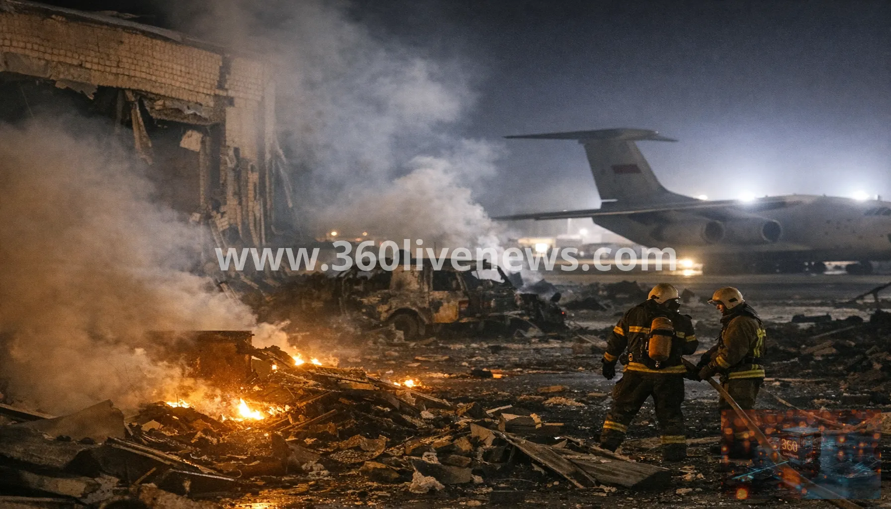 Russian officials say drone strikes hit Samara and Saratov regions, killing two in Engels