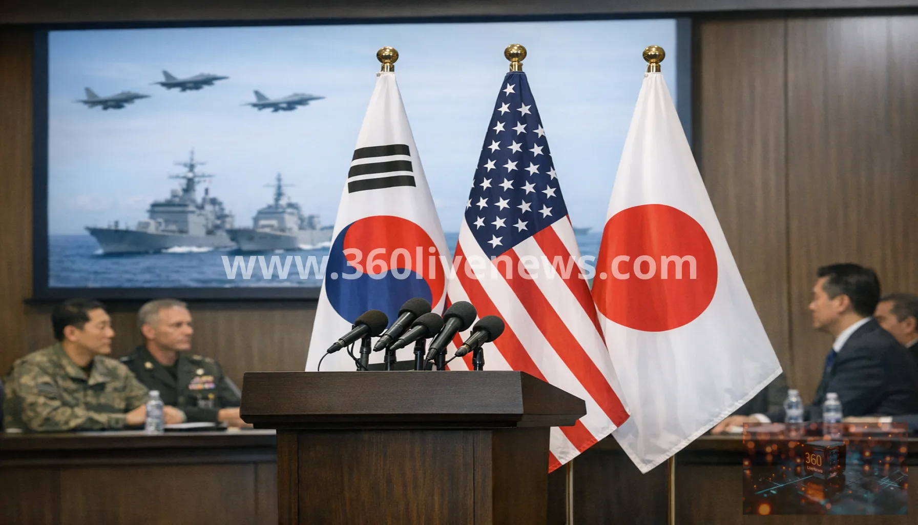 South Korea announces joint drills with US and Japan for September 7-11