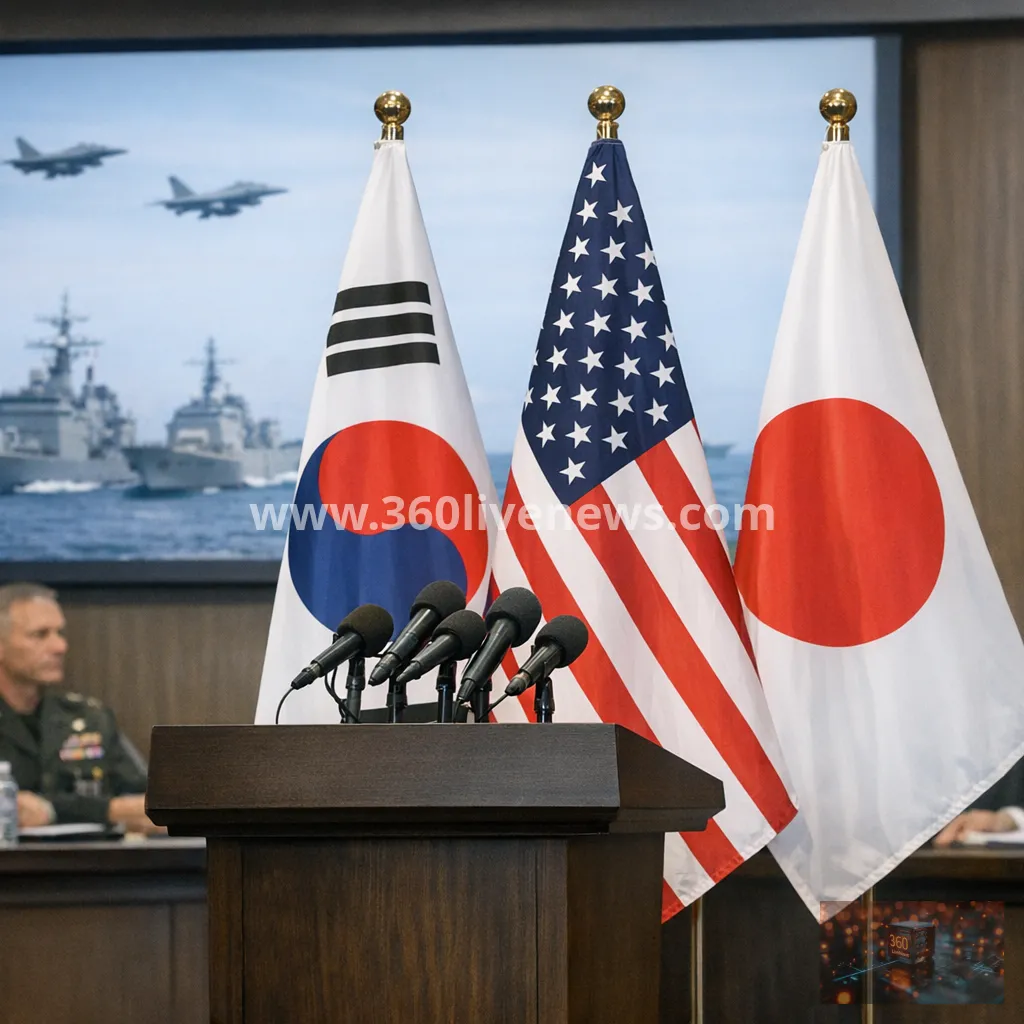South Korea announces joint drills with US and Japan for September 7-11