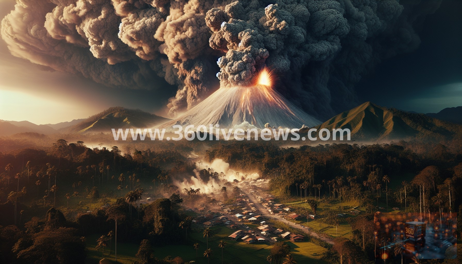 Volcano erupts near San Juan de Uraba, Colombia, affecting local water treatment plant and raising community concerns