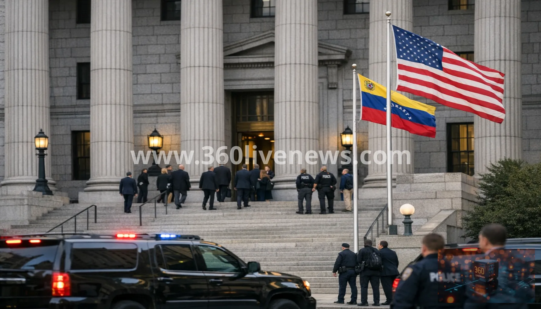 Nicolas Maduro returns to New York court for third hearing in US drug trafficking case