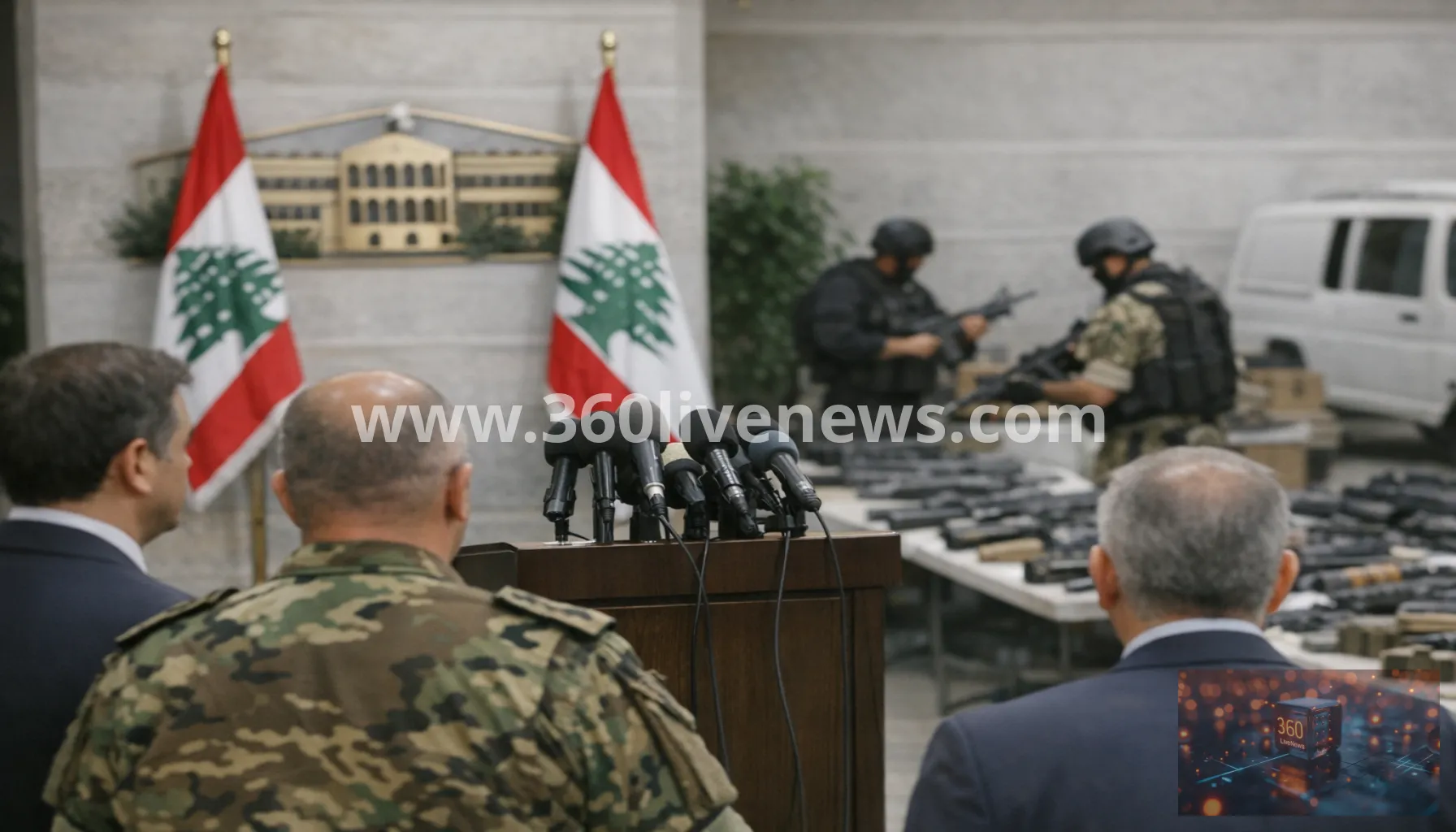 Lebanon says security forces confiscating illicit arms after 780kg explosives truck intercepted