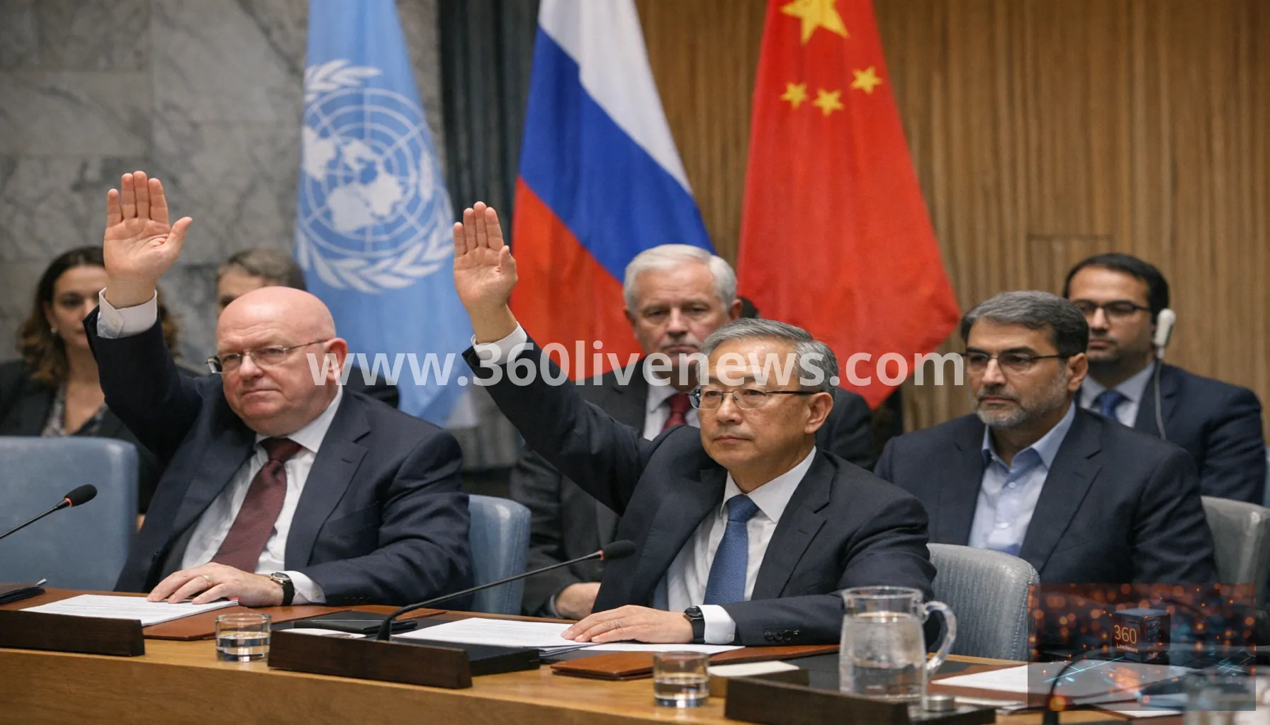 Russia and China veto UN move to extend Iran sanctions monitoring as US targets crypto networks