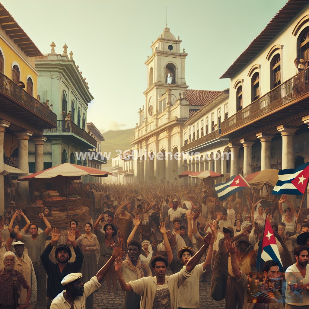 Protests in Cuba escalate over economic conditions, leading to arrests and a local Communist Party office being set on fire