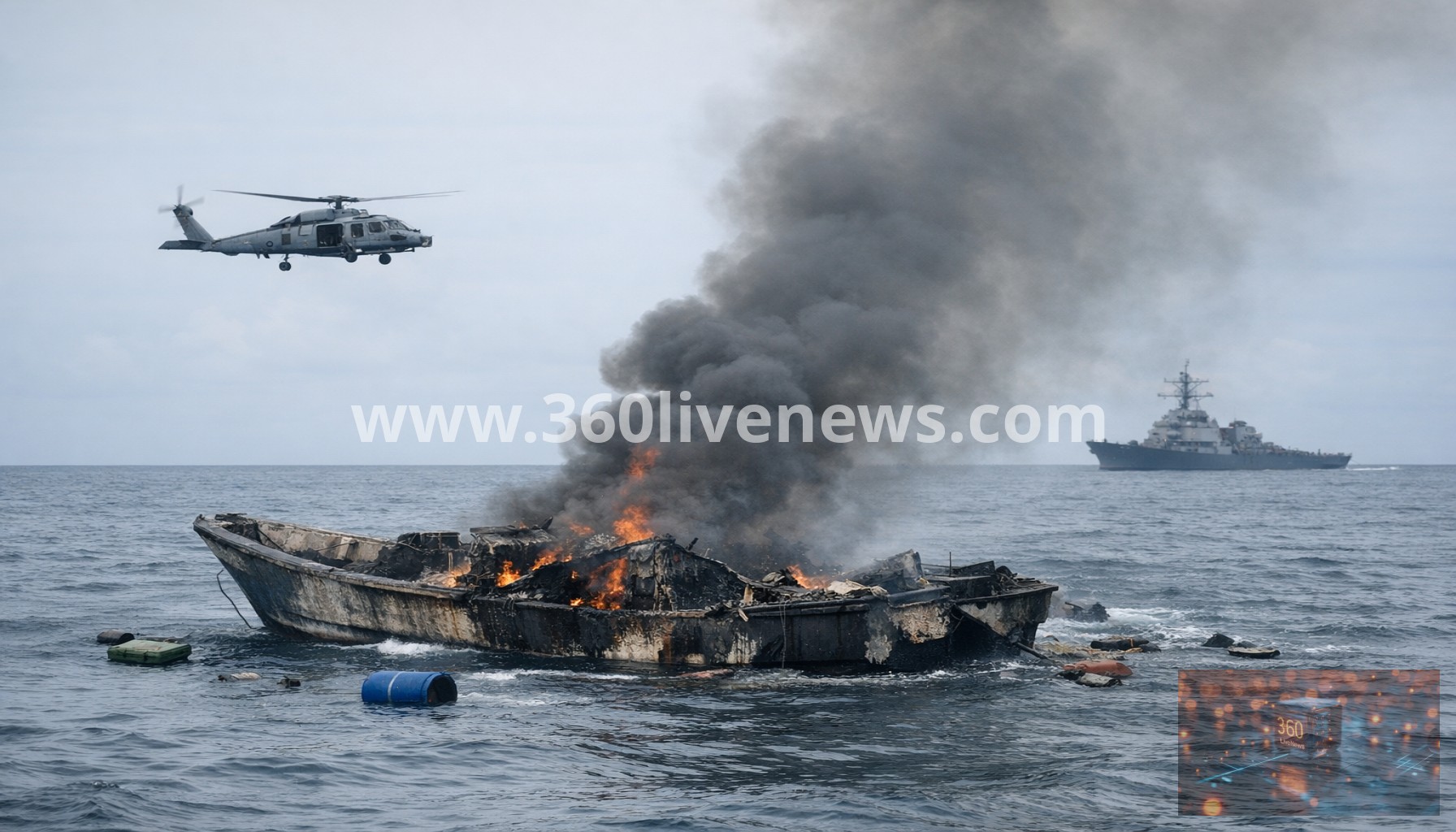 US military kills two in strike on alleged drug-trafficking vessel in eastern Pacific