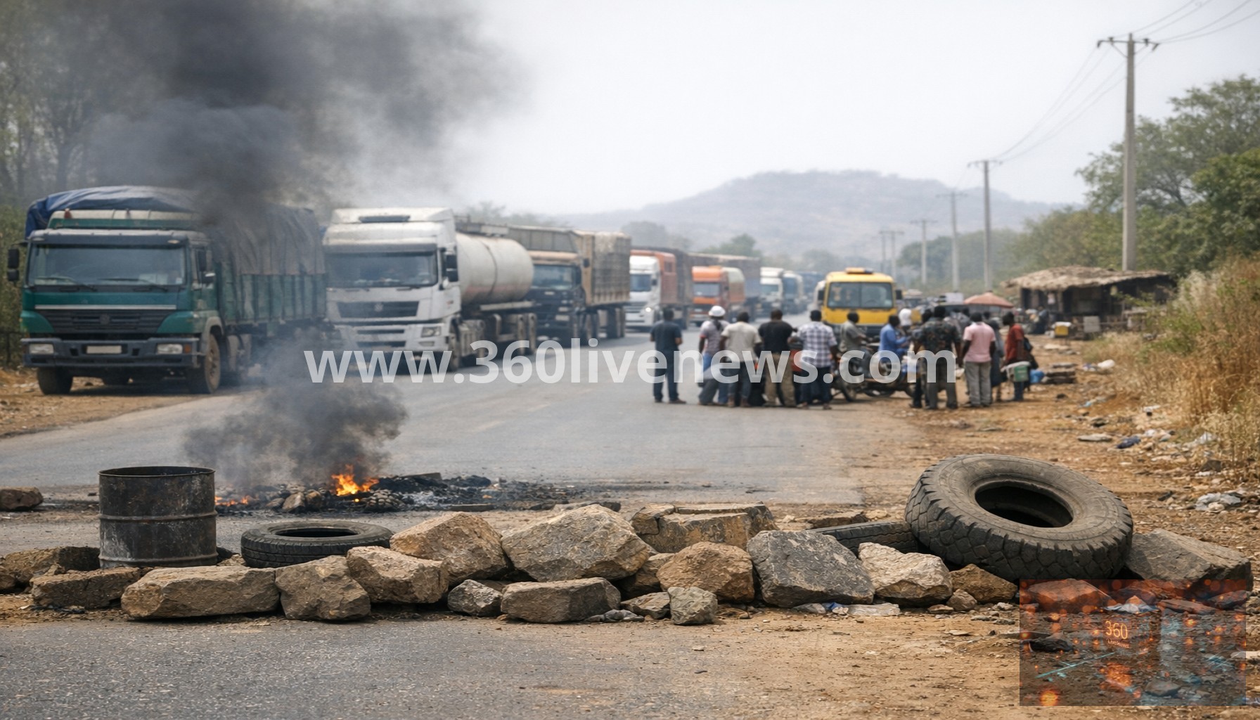Mali-Guinea corridor blockade halts road traffic near Bamako