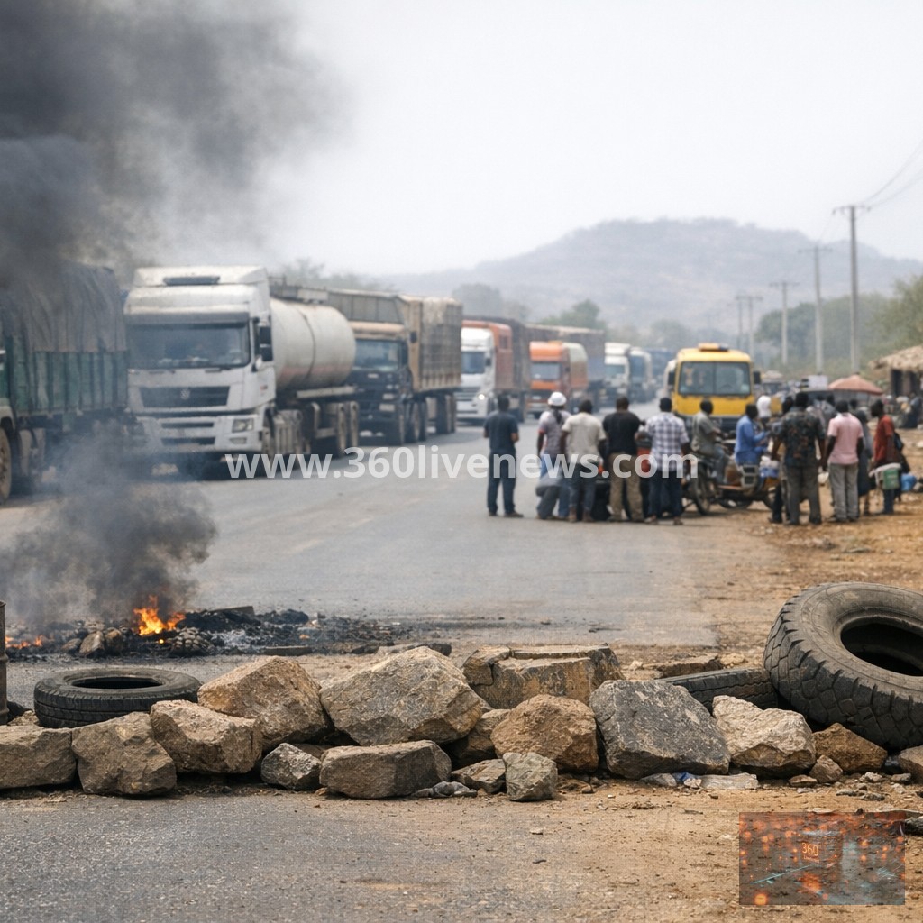 Mali-Guinea corridor blockade halts road traffic near Bamako