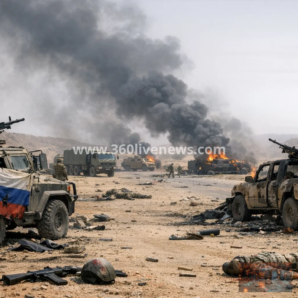 Mali convoy carrying Russian reinforcements attacked near Anefis