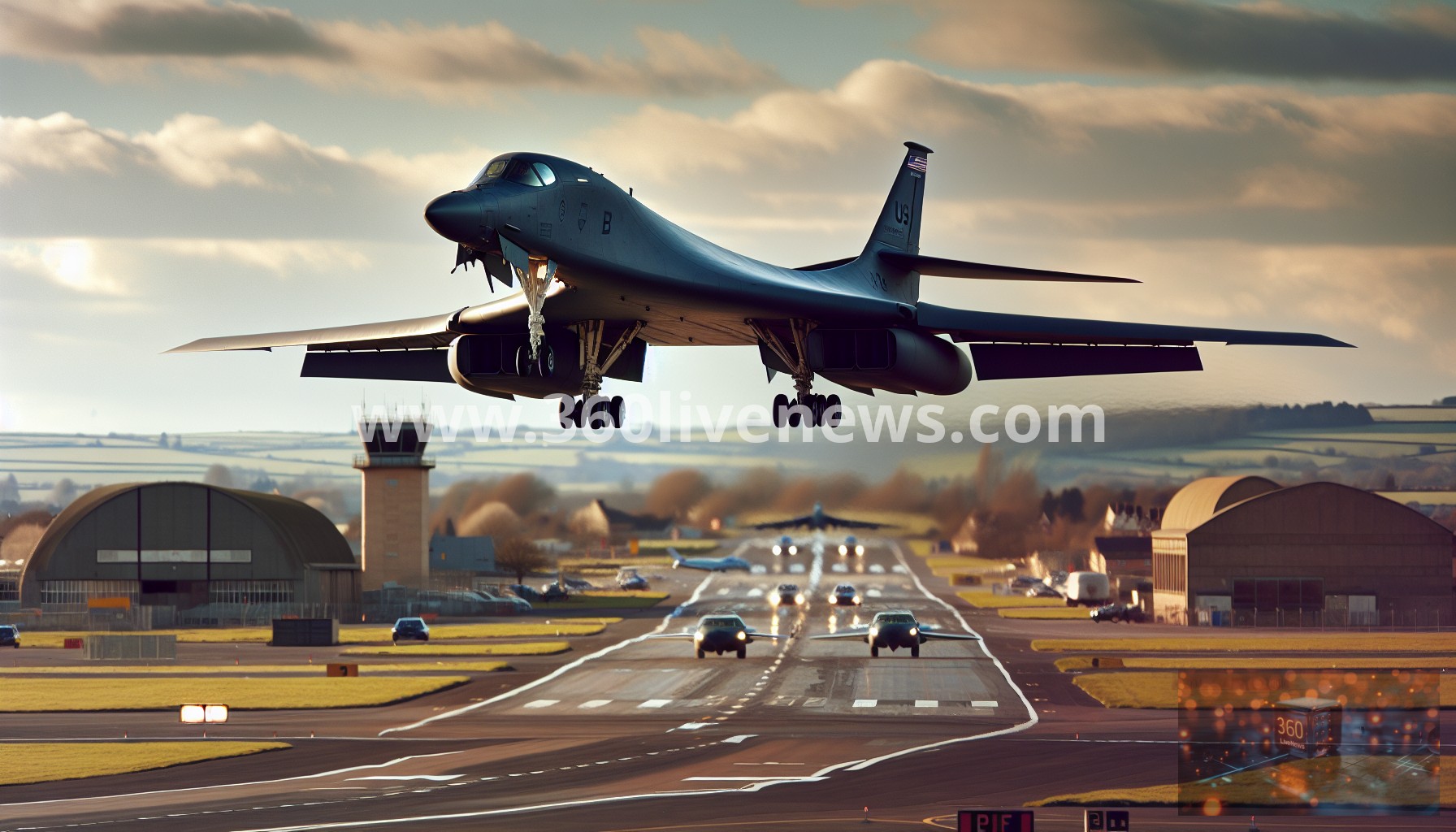 US B-1 Lancer Bomber Lands at RAF Fairford Amid Rising Tensions with Iran