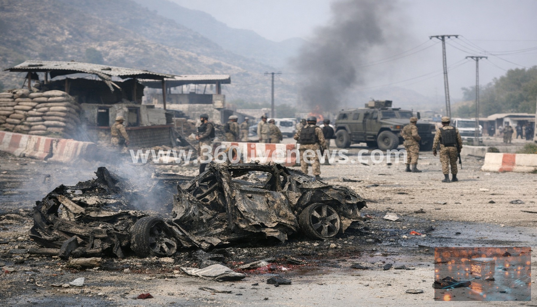 At least 15 killed in car bomb attack on checkpoint in northwest Pakistan