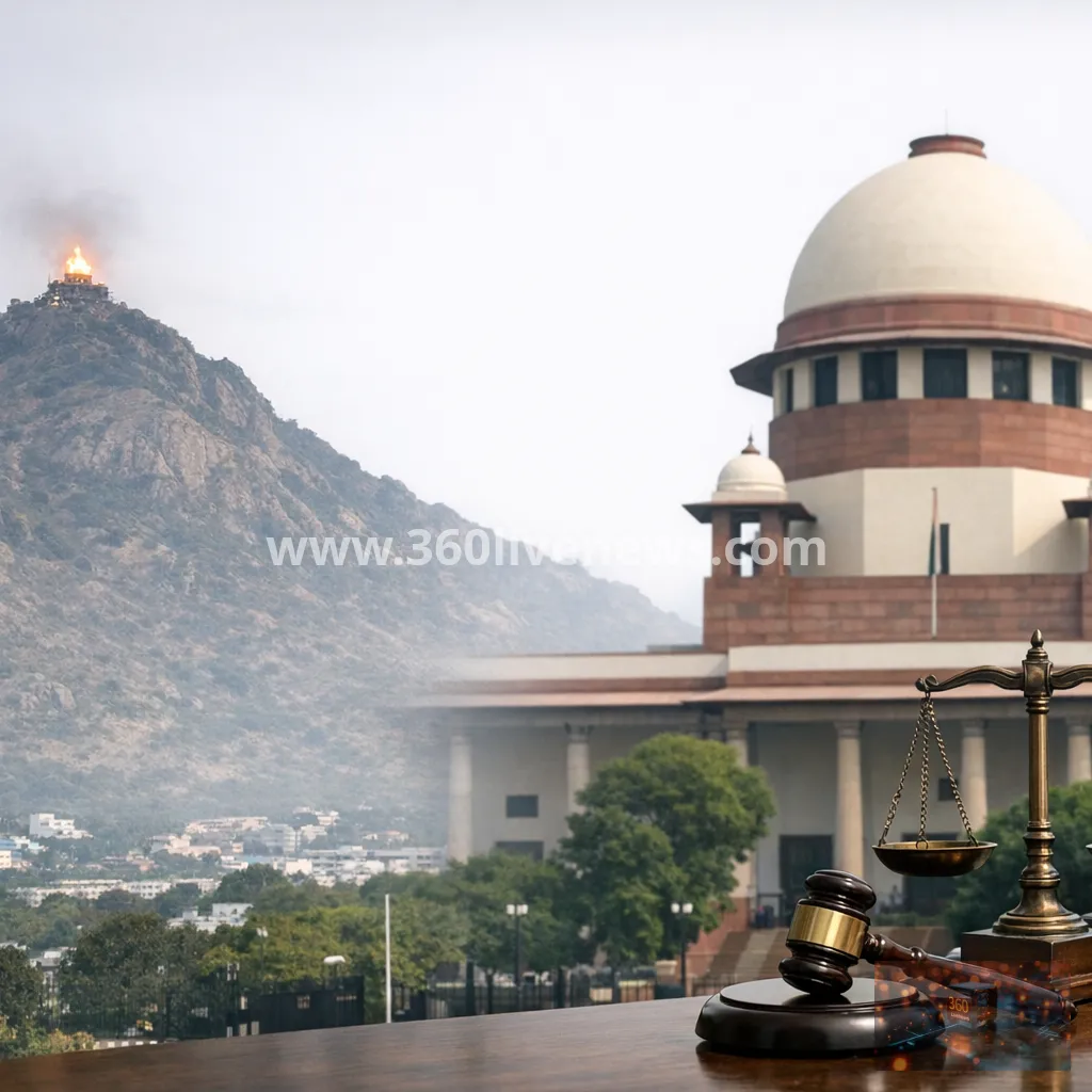 Tamil Nadu takes Karthigai Deepam hilltop lamp dispute to Supreme Court