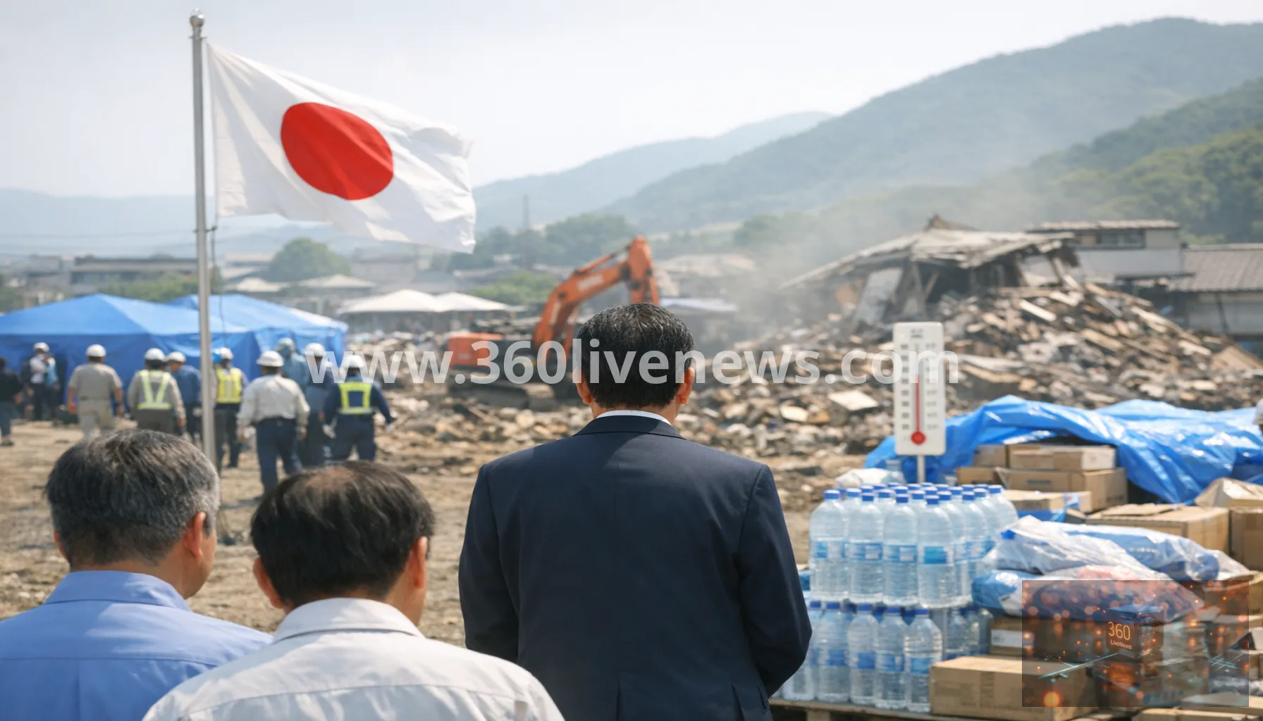 Japan quake recovery in Kumamoto hampered by extreme heat and water shortages